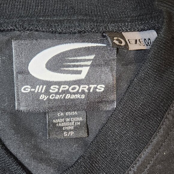 🐻💛🖤NHL G-III Sports Boston Bruins Black V-Neck Pullover Windbreaker Jacket-S - Picture 3 of 3